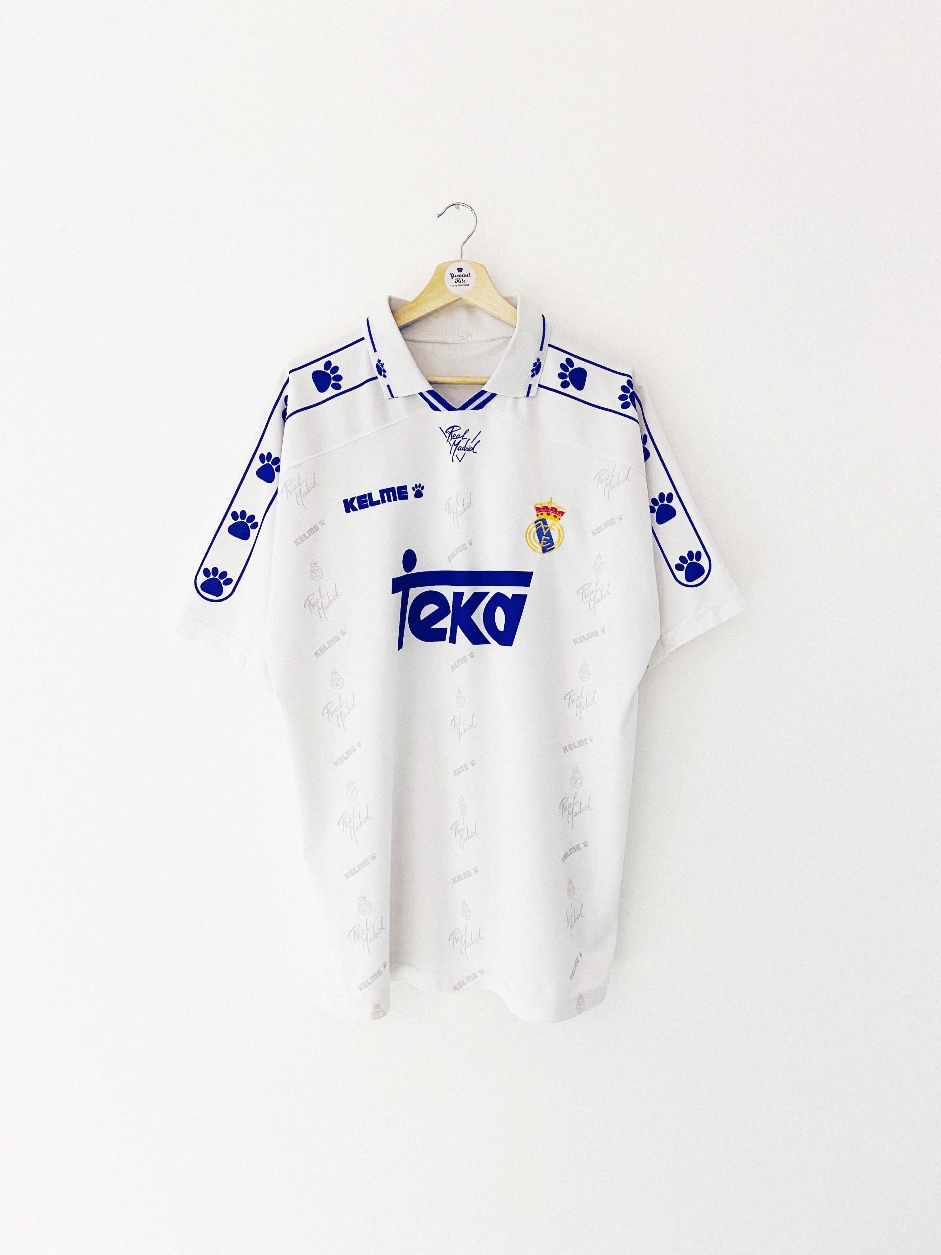 1994/96 Real Madrid Home Shirt (XL) 9/10