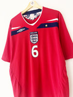 2008/10 England Away Shirt Terry #6 (XXL) 9/10