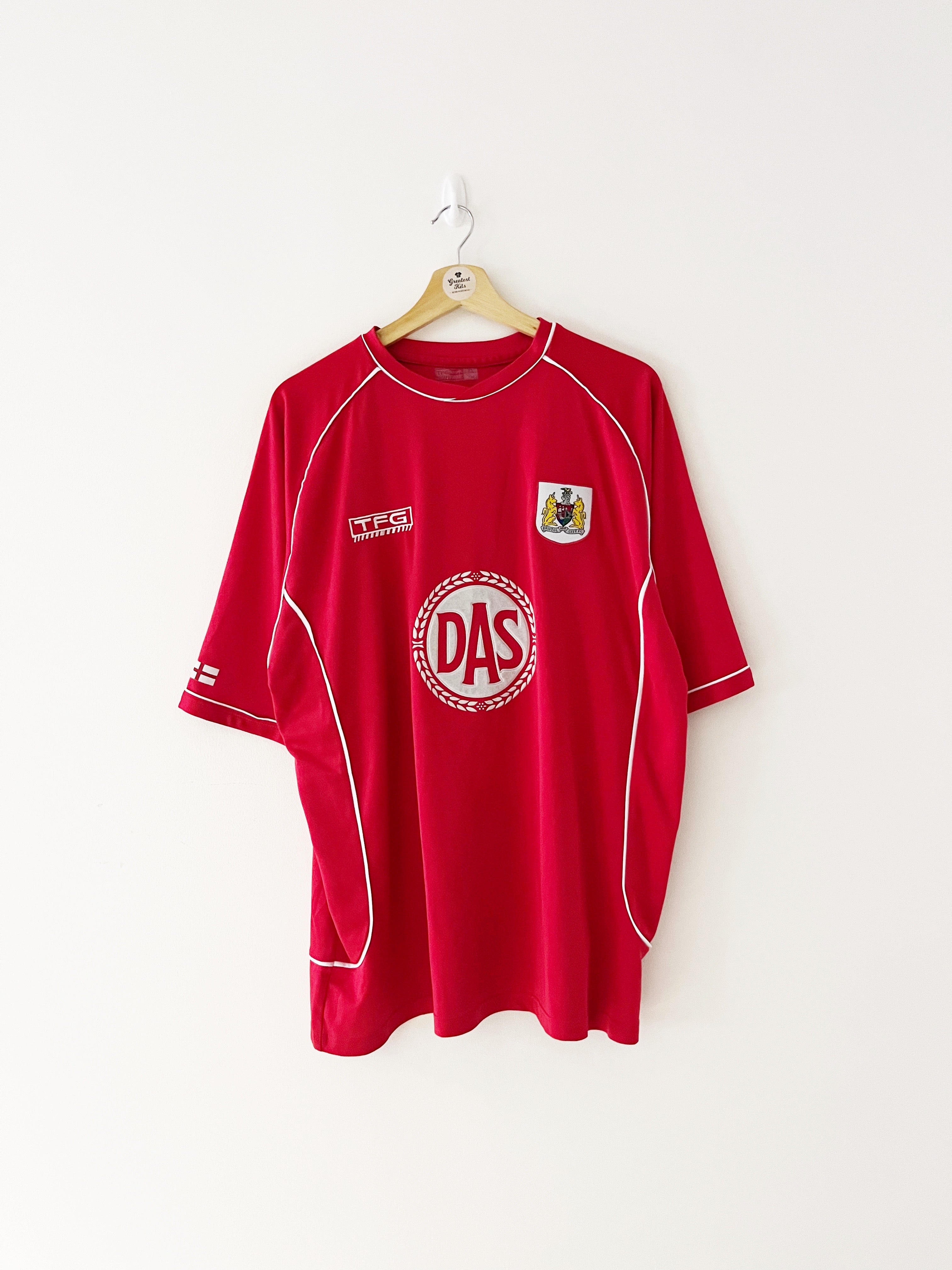2002/03 Camiseta de local del Bristol City (XL) 8.5/10