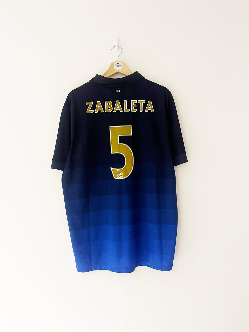 2014/15 Manchester City Away Shirt Zabaleta #5 (XL) 9/10