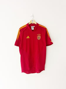 2004/06 Spain Home Shirt (S) 9/10