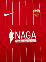 2021/22 Sevilla *Player Issue* Home Shirt Juanlu #32 (L) 8.5/10