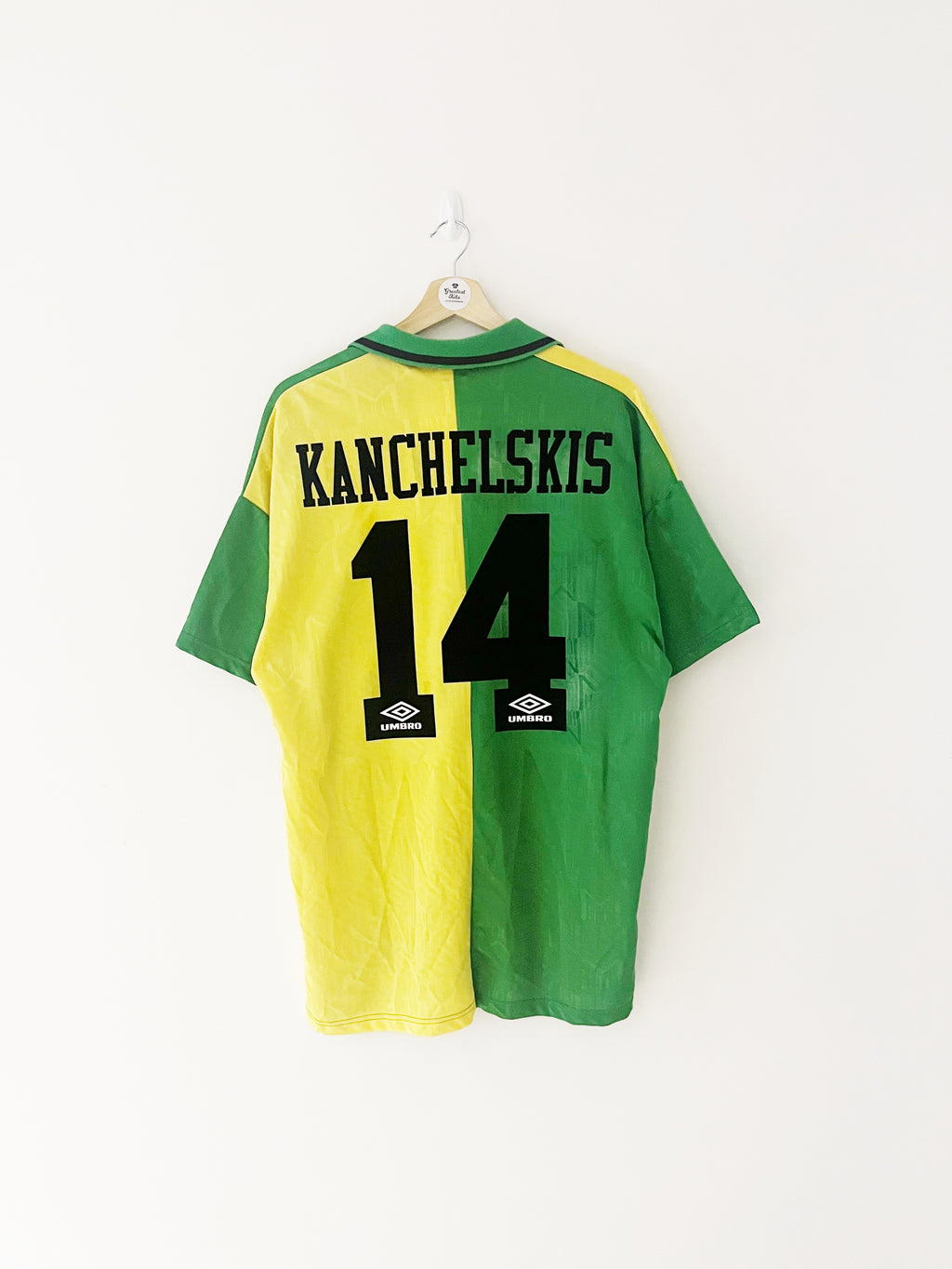 1992/94 Manchester United Third Shirt Kanchelskis #14 (XL) 7.5/10
