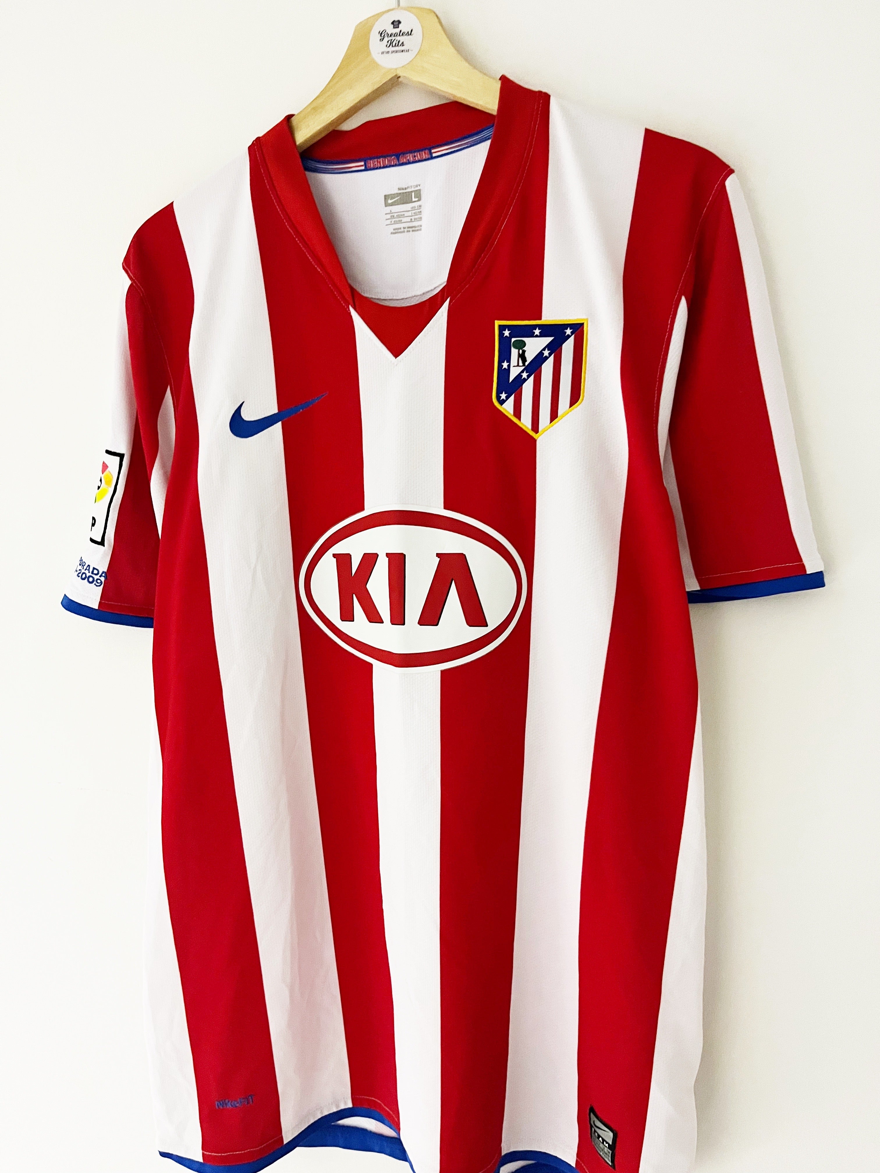 Camiseta de local del Atlético de Madrid 2008/09 (L) 9/10