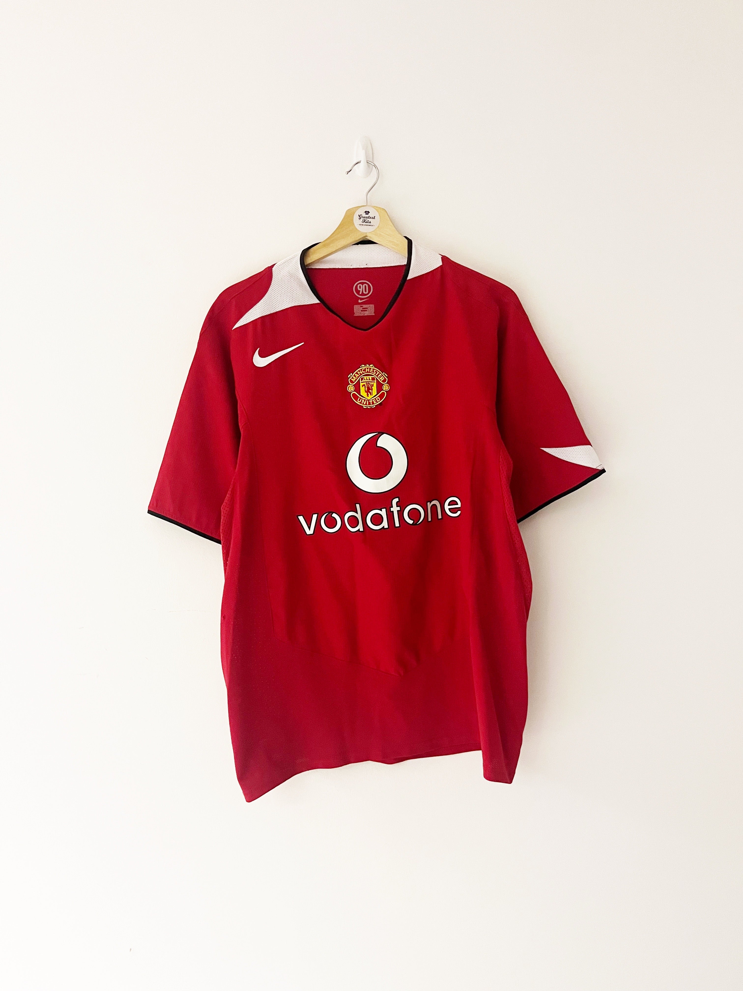 2004/06 Manchester United Home Shirt (L) 7/10