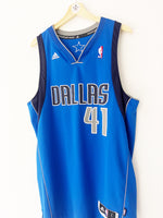 2014/17 Dallas Mavericks Alternate Jersey Nowitzki #41 (L) 9/10