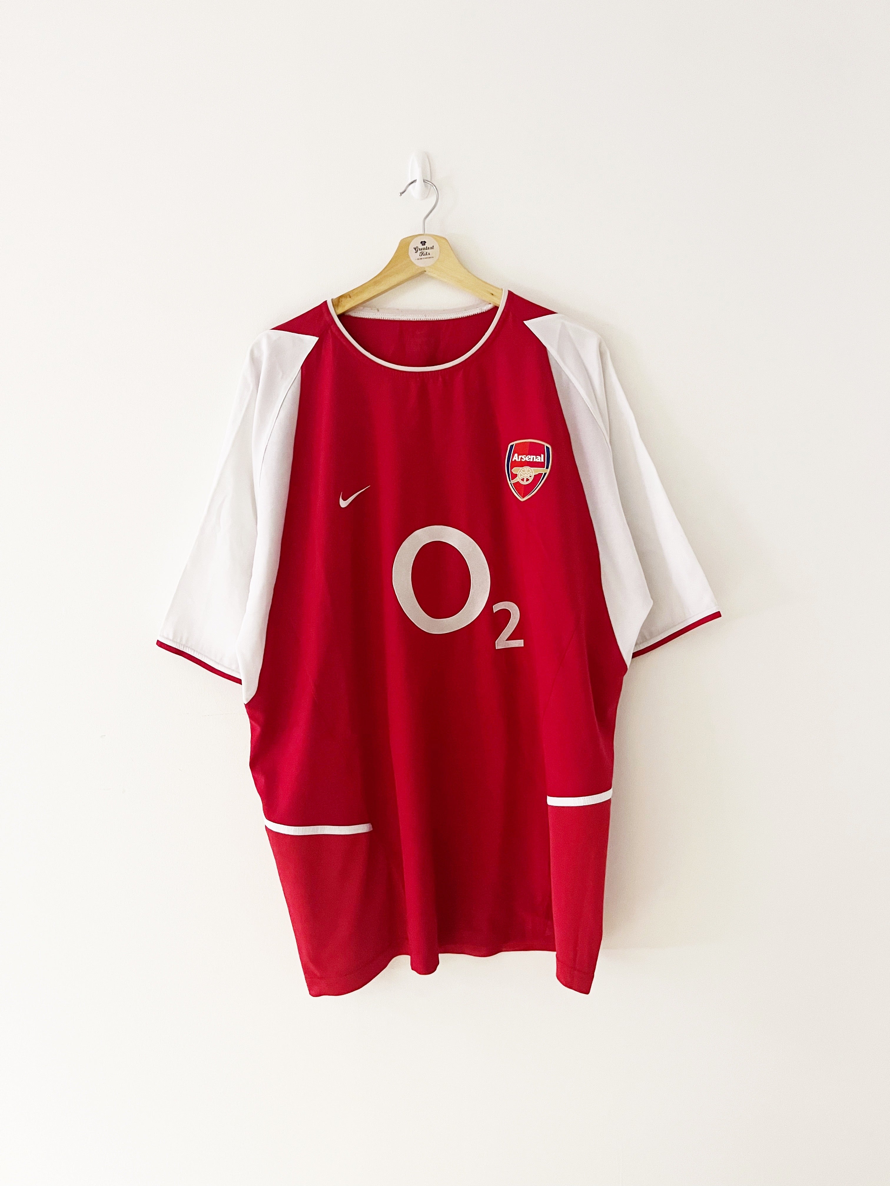 2002/04 Arsenal Home Shirt (XXL) 8.5/10