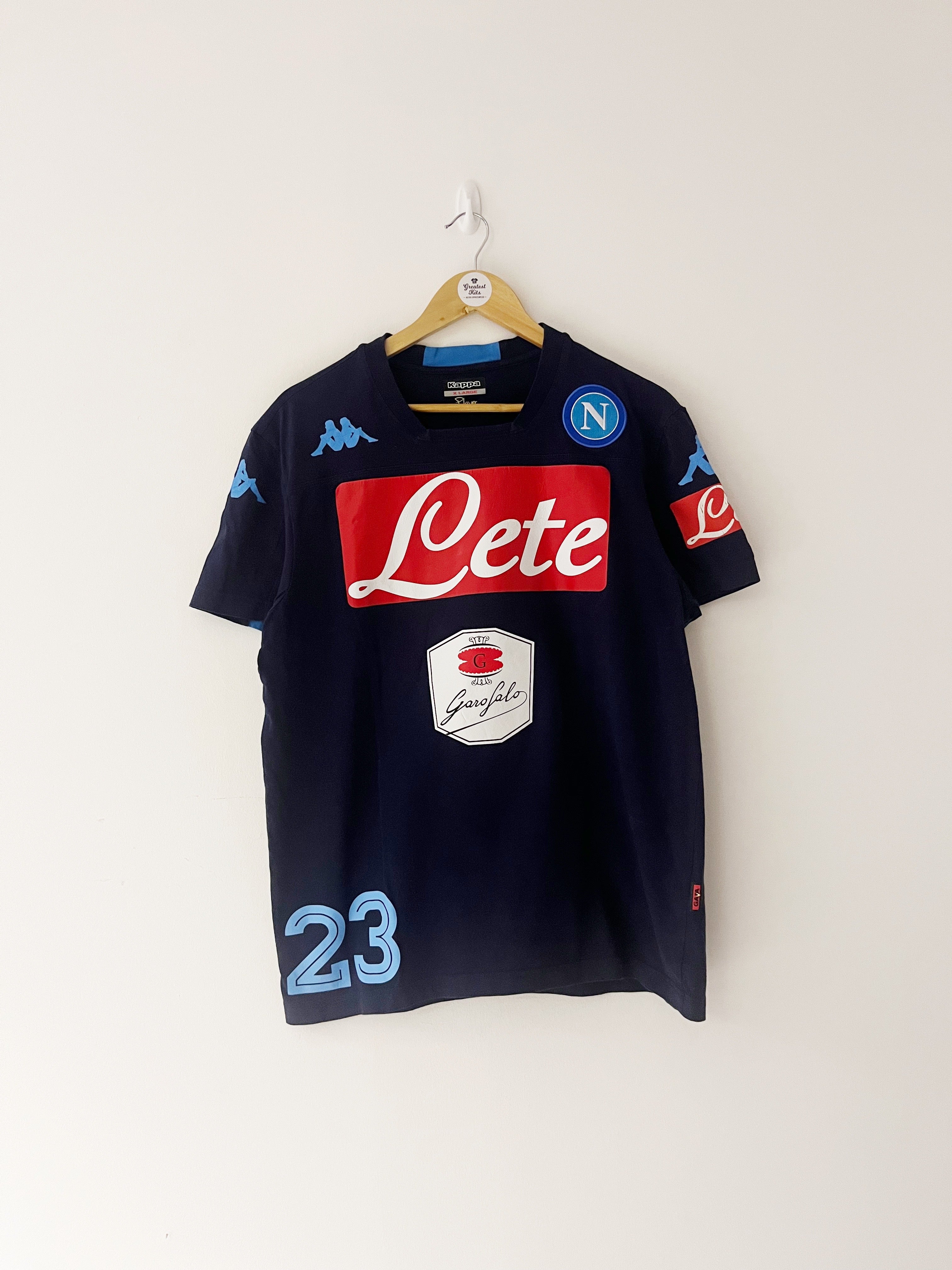 2017/18 Napoli *Player Worn* Training Shirt #23 (XL) 7/10
