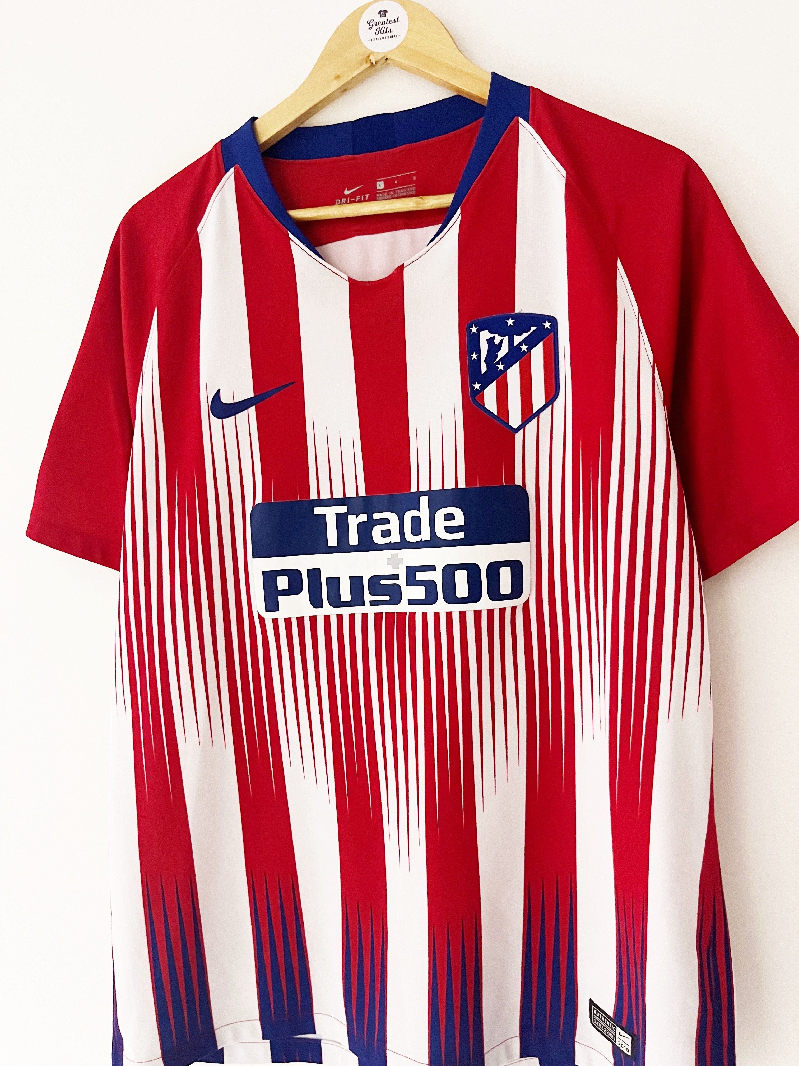 2018/19 Atletico Madrid Home Shirt (L) 9/10