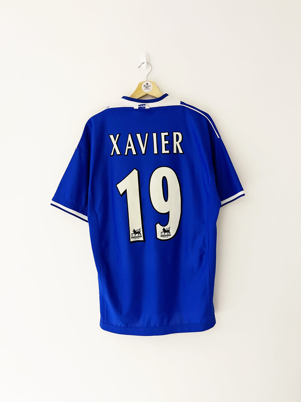 1999/00 Maillot domicile Everton Xavier #19 (L) 9.5/10