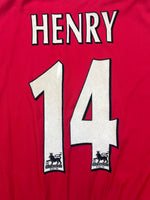 2002/04 Arsenal Home Shirt Henry #14 (XL) 8.5/10