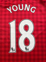 Maillot domicile Manchester United 2012/13 Jeune #18 (L) 8.5/10 