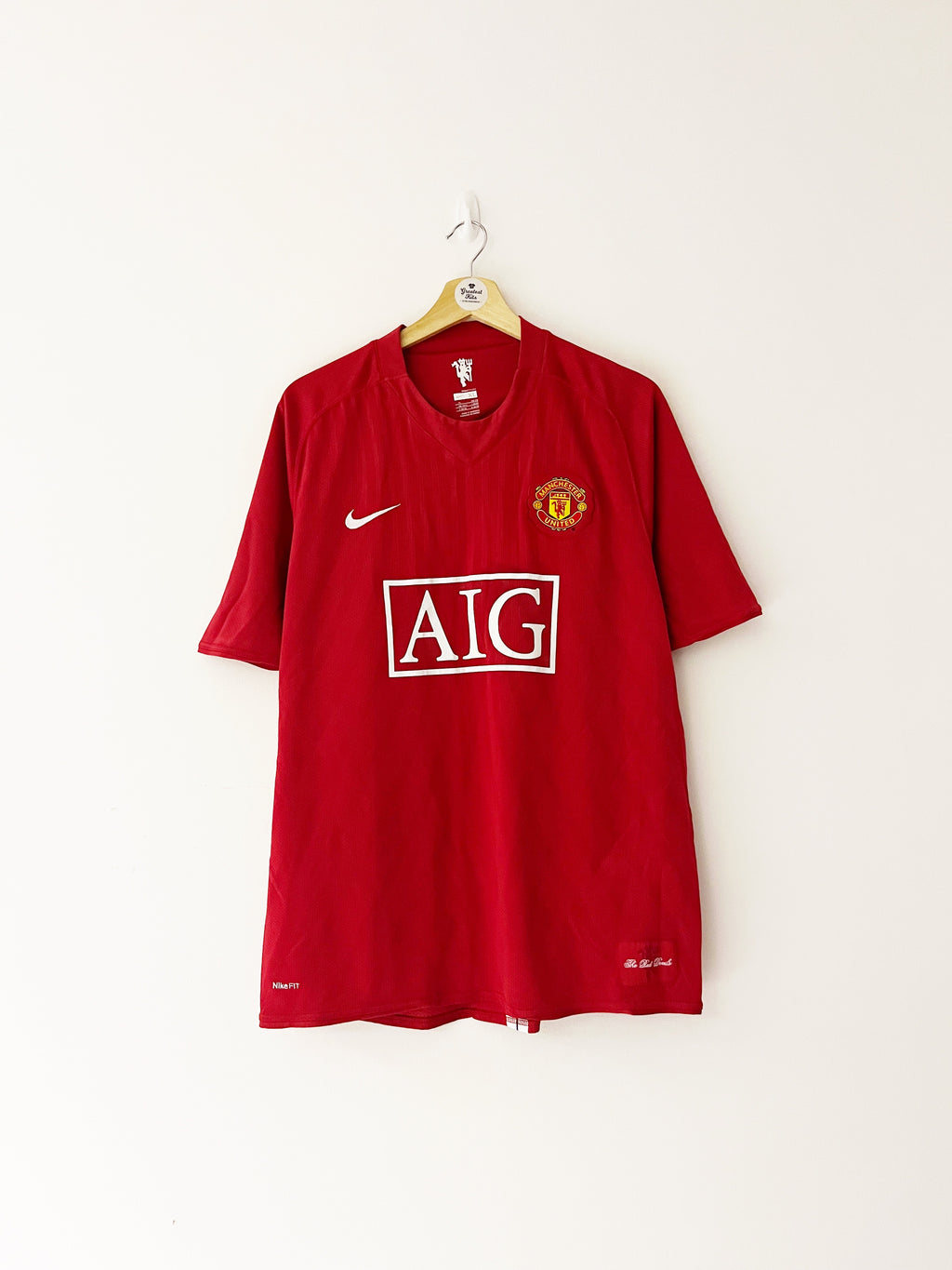 2007/09 Manchester United Home Shirt (XL) 7/10