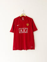 2007/09 Manchester United Home Shirt (XL) 7/10