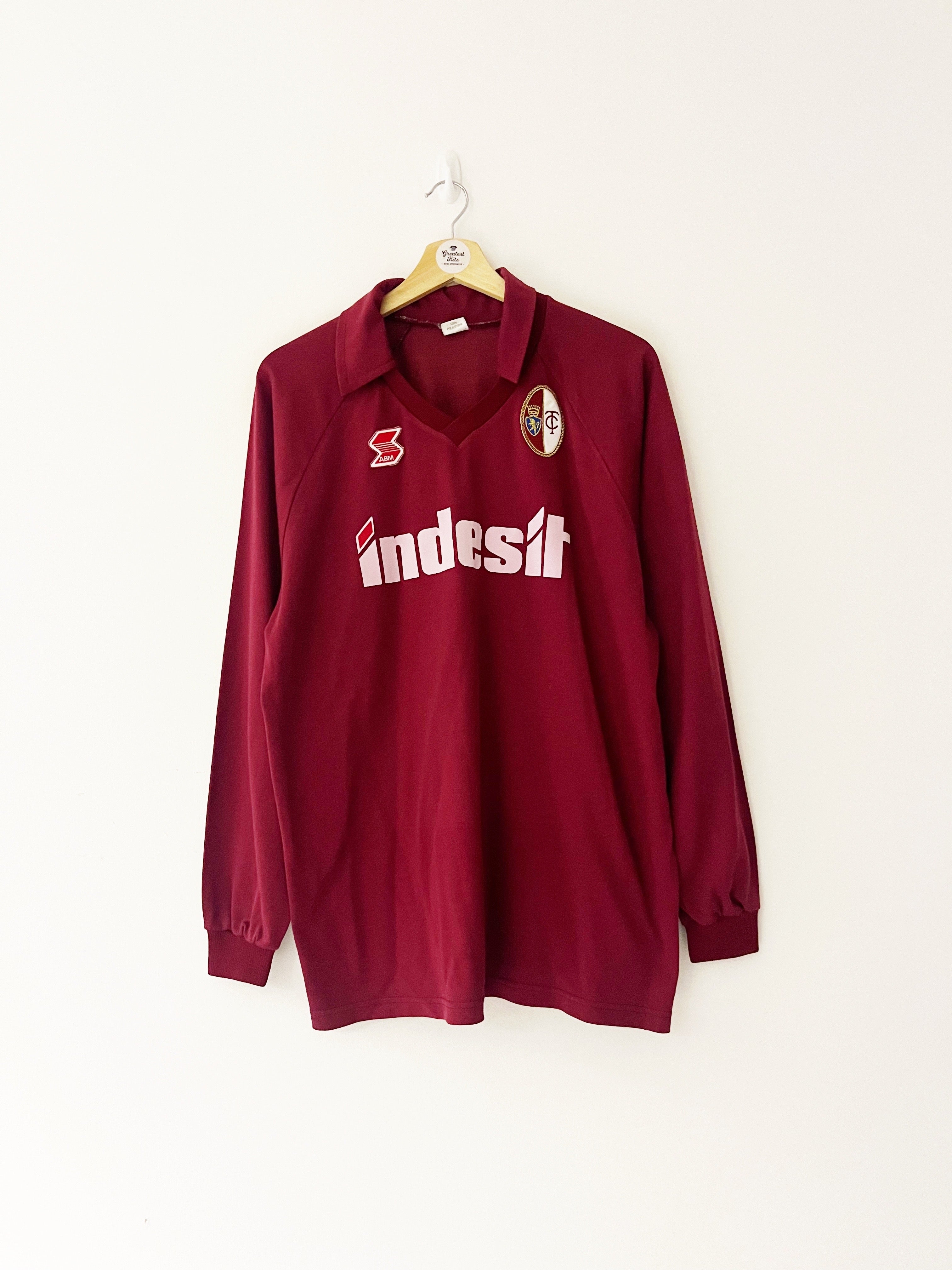 1990/91 Torino Home L/S Shirt (XL) 8/10