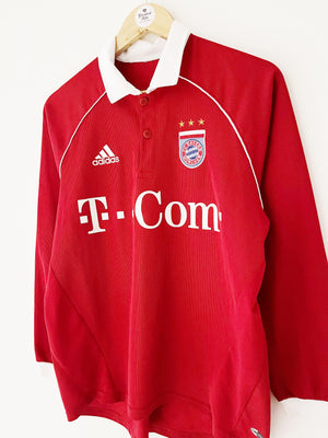 2005/06 Bayern Munich Domicile L/S Maillot Schweinsteiger #31 (XS) 9/10 