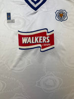 Camiseta visitante del Leicester 1996/98 n.º 14 (XL) 8,5/10 