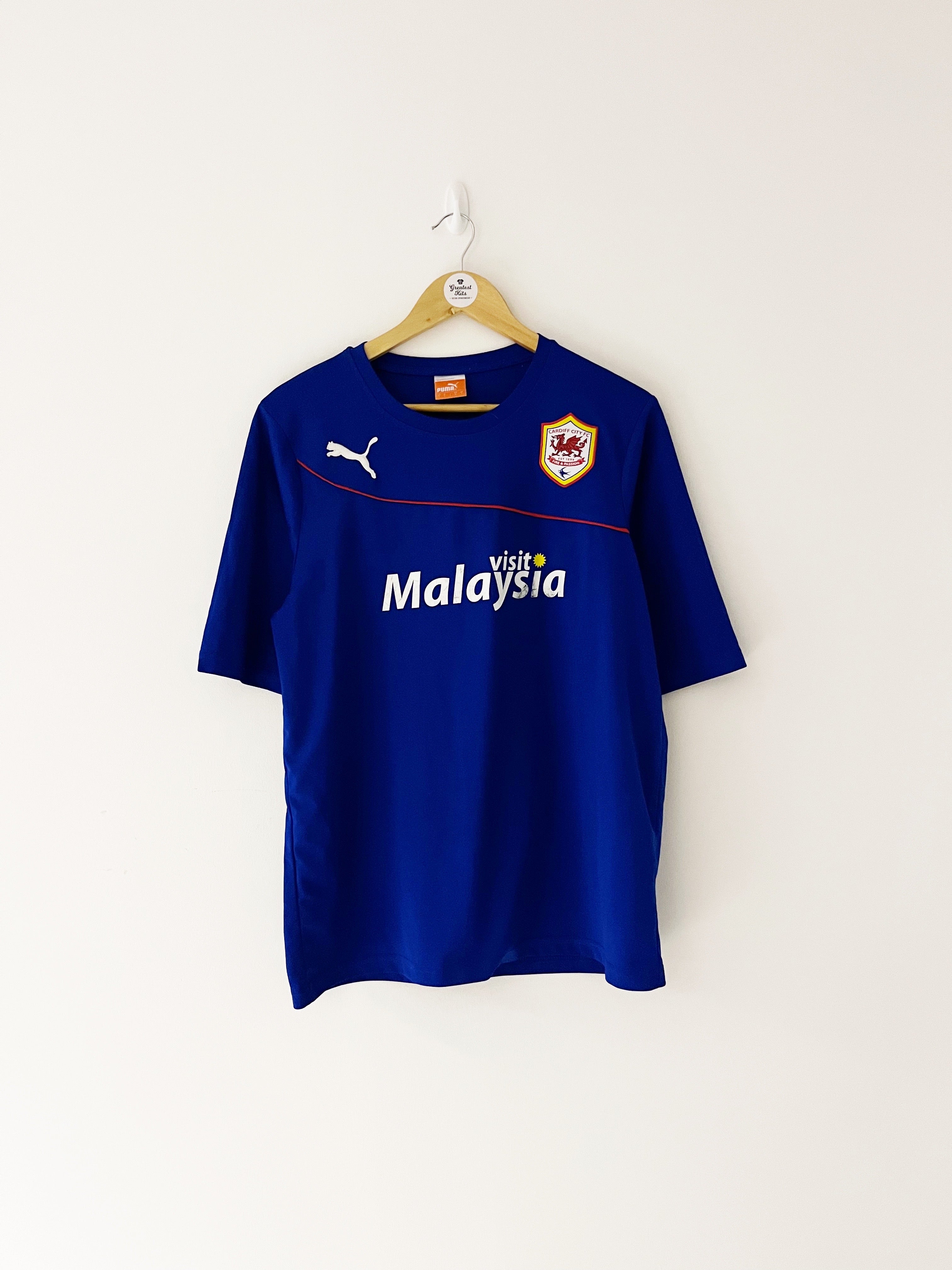 Puma Cardiff City FC Football Shirt Jersey Mens Size L