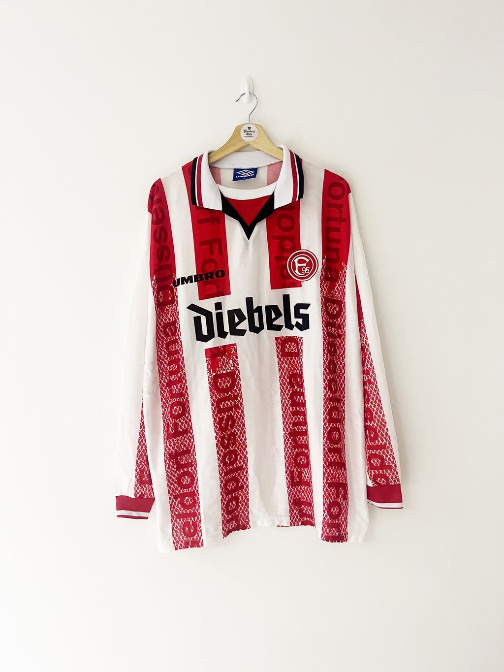1996/98 Fortuna Dusseldorf Home L/S Shirt (XL) 9/10