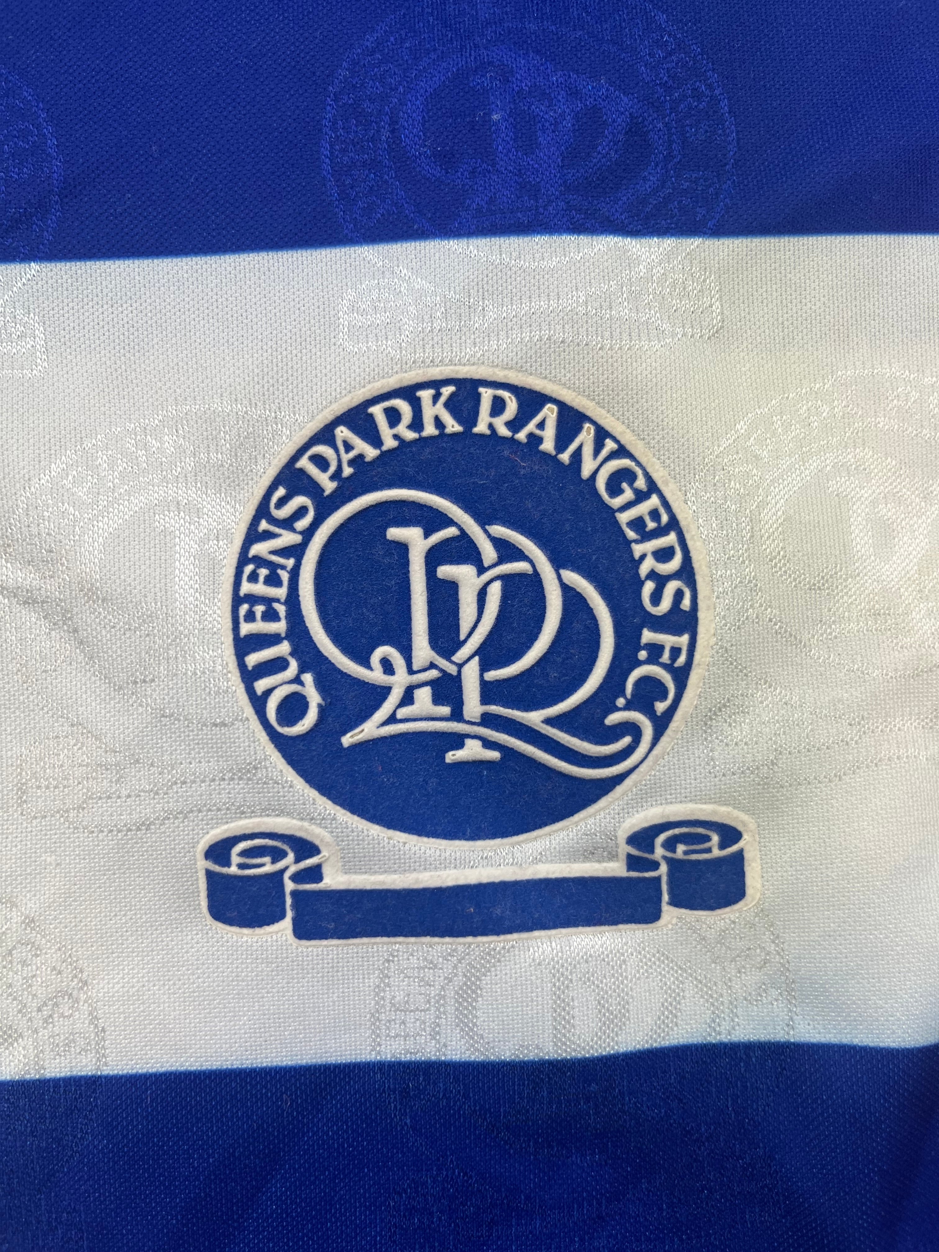 1993/94 QPR Home Shirt (L) 8/10