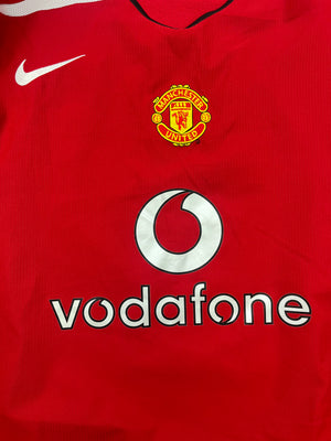 2004/06 Manchester United Home Shirt (XL) 9/10