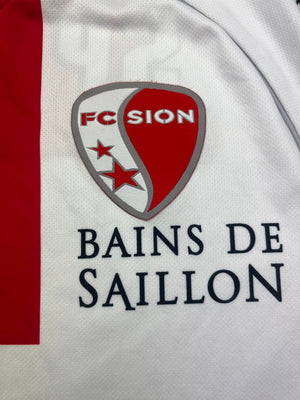 2014/15 FC Sion *Squad Signed* Home Shirt (M) 9/10