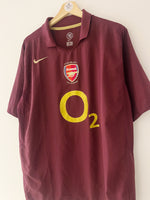 2005/06 Arsenal Home Shirt (XL) 9/10