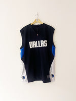 2001-10 Dallas Mavericks Pre Match Jersey (XL) 9/10