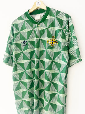 1990/92 Northern Ireland Home Shirt (XL) 8/10