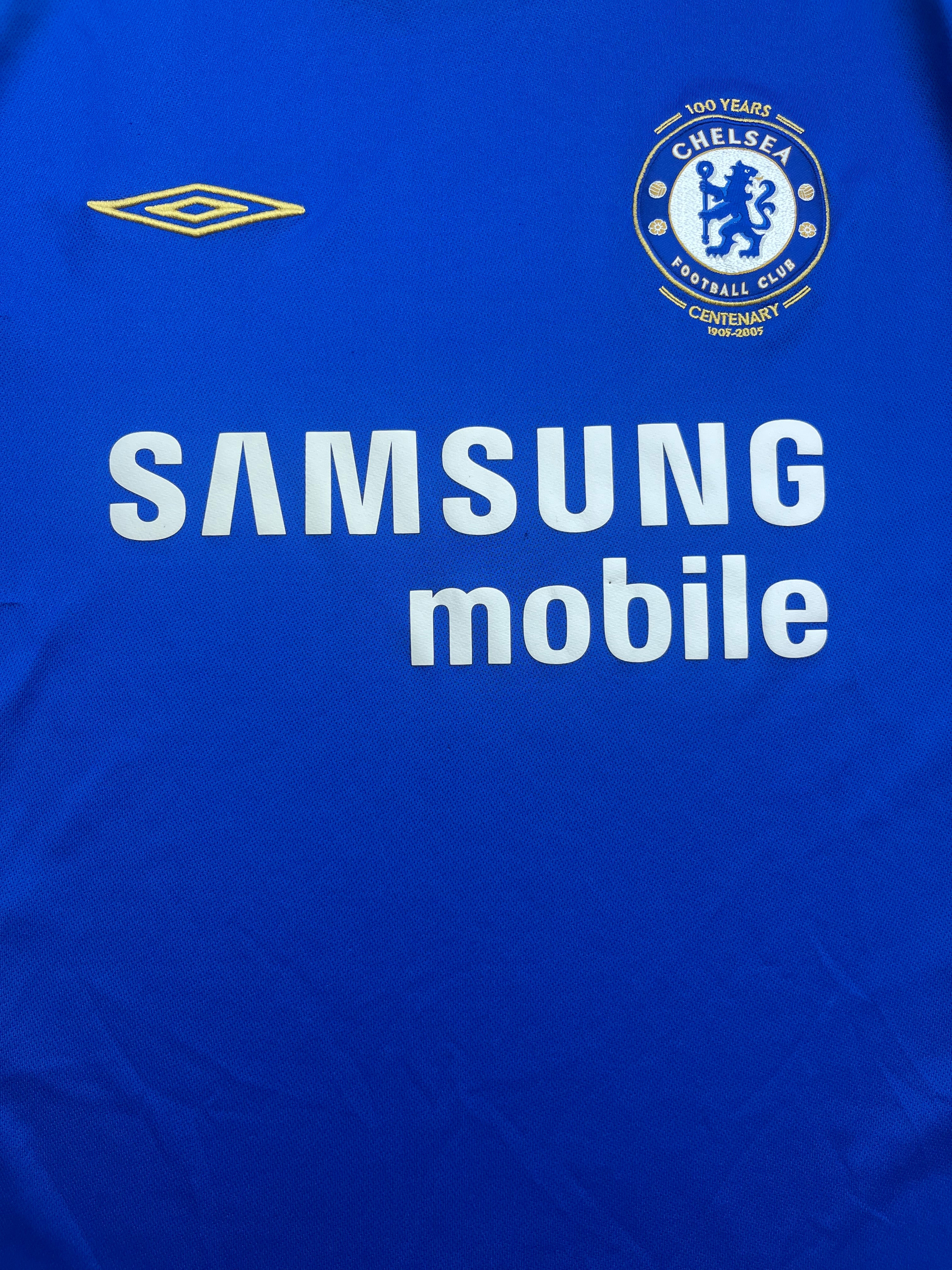 2005/06 Chelsea *Centenary* Home Shirt (M) 8.5/10