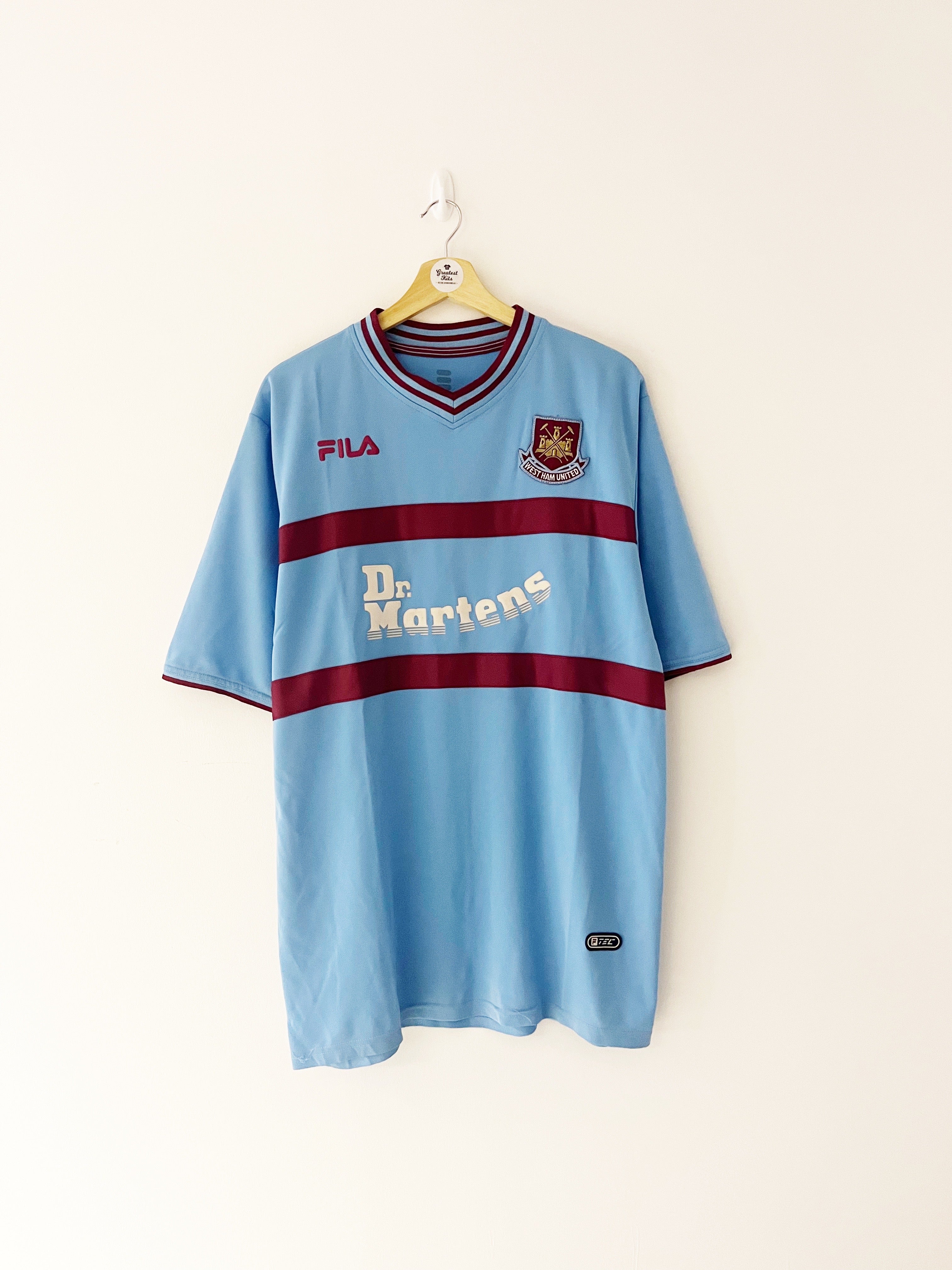 2001/03 West Ham Away Shirt (L) 9/10