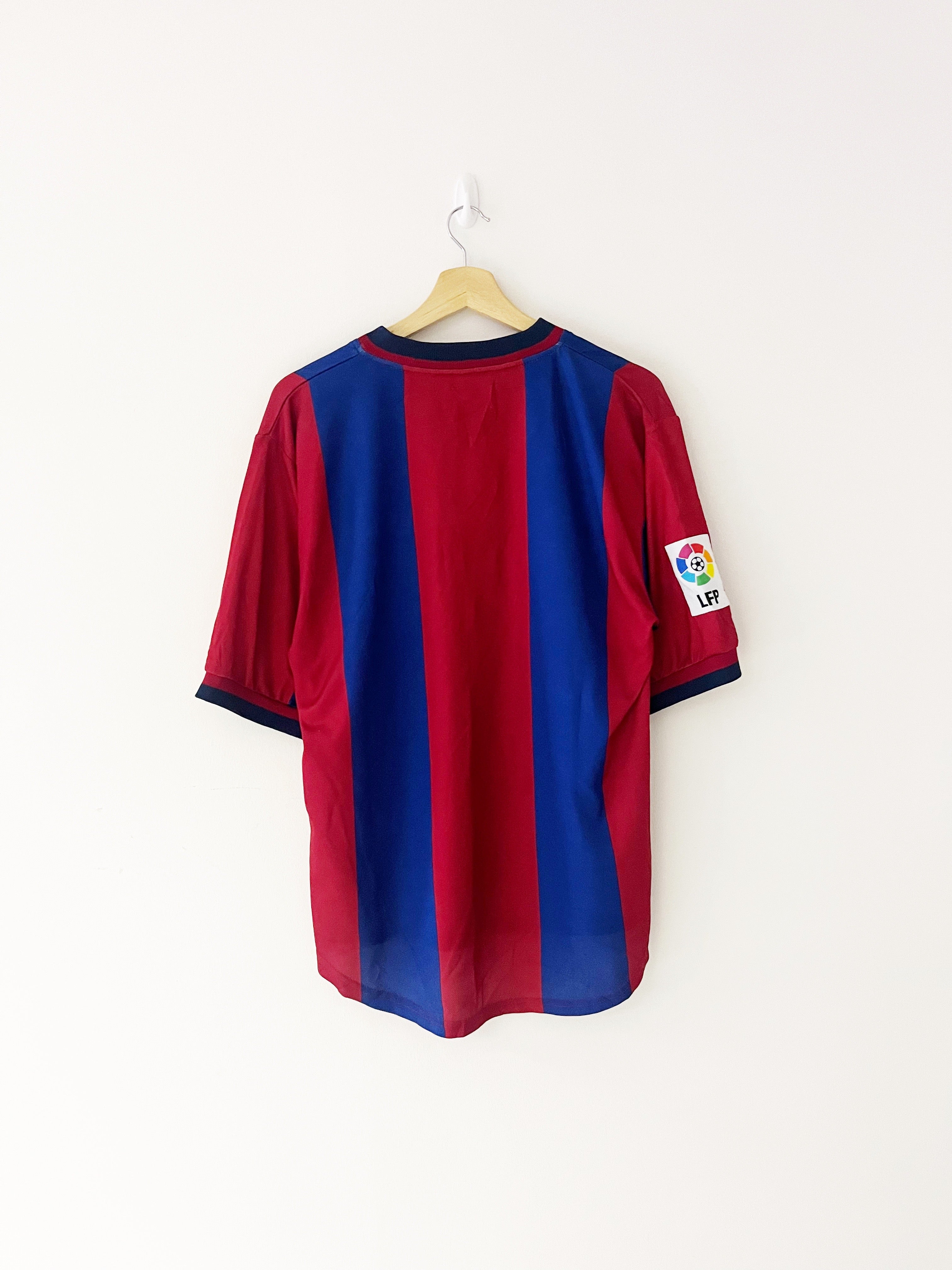1998/00 Barcelona Home Shirt (M) 8/10