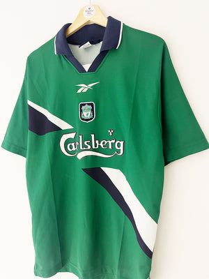 1999/00 Liverpool Away Shirt Berger #15 (S) 8.5/10