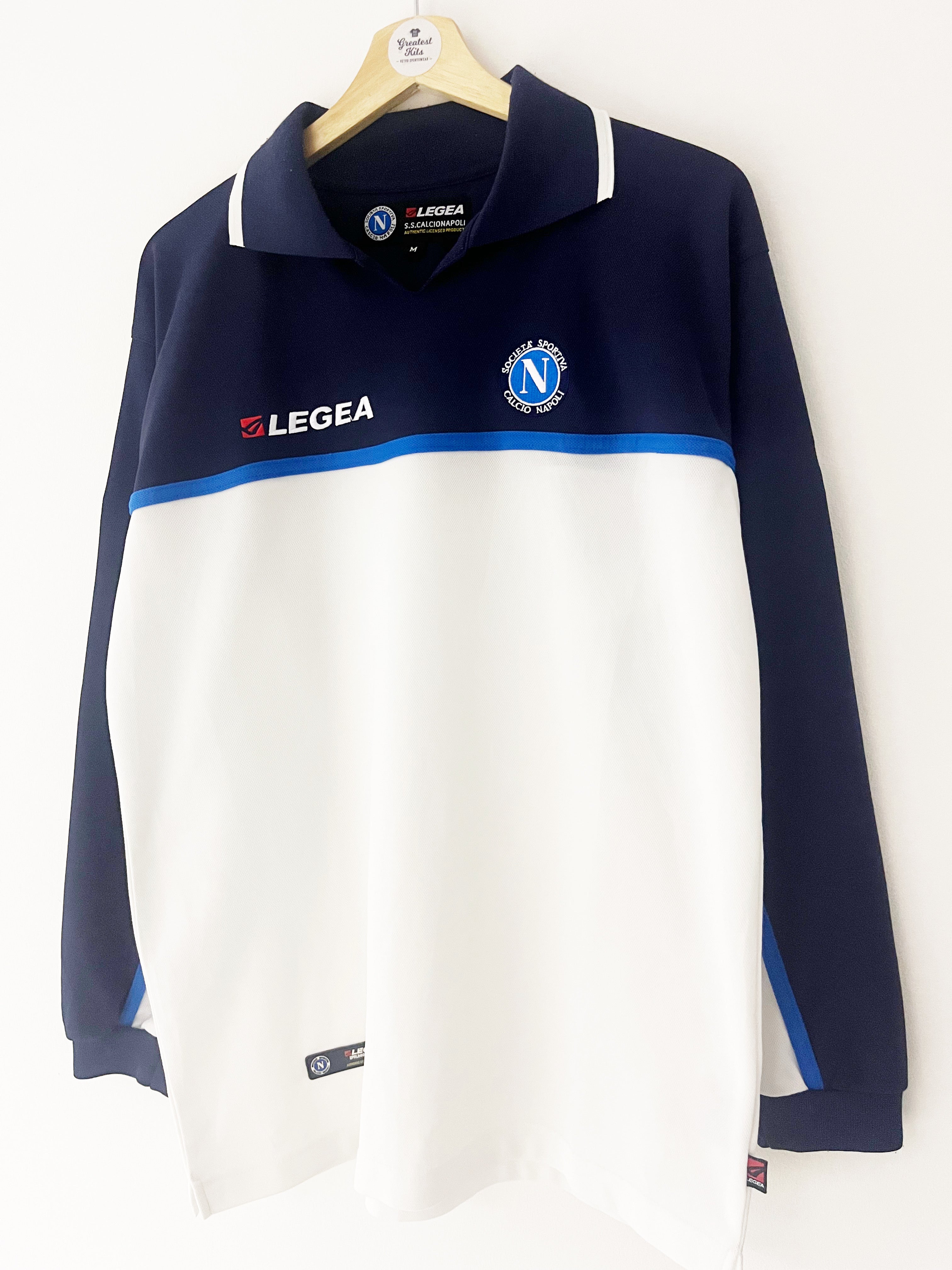 2003/04 Napoli Training L/S Shirt (M) 9/10