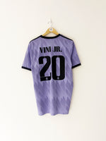 2022/23 Real Madrid Away Shirt Vini Jr. #20 (L) 9.5/10