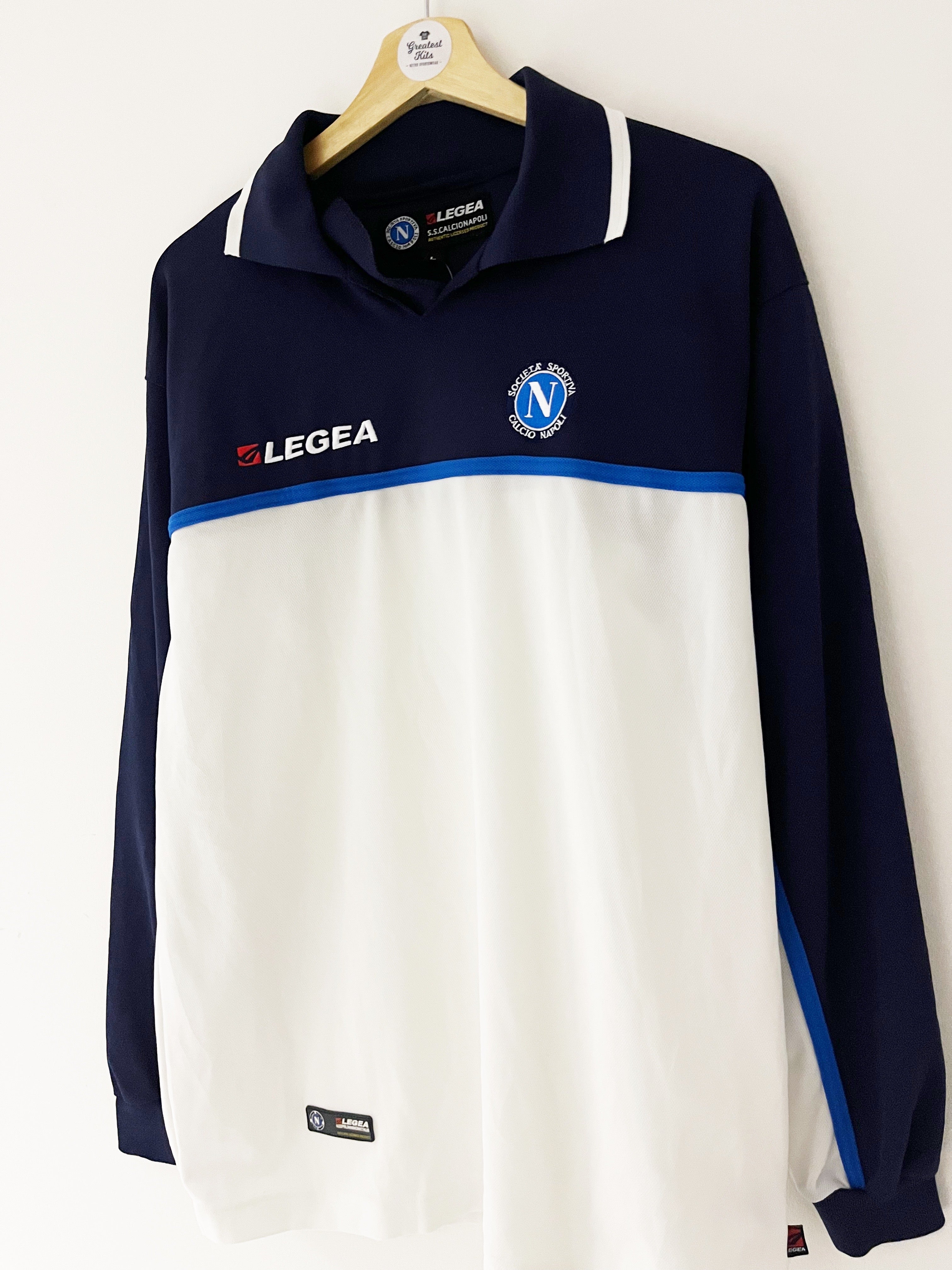 2003/04 Napoli L/S Training Shirt (L) 9/10