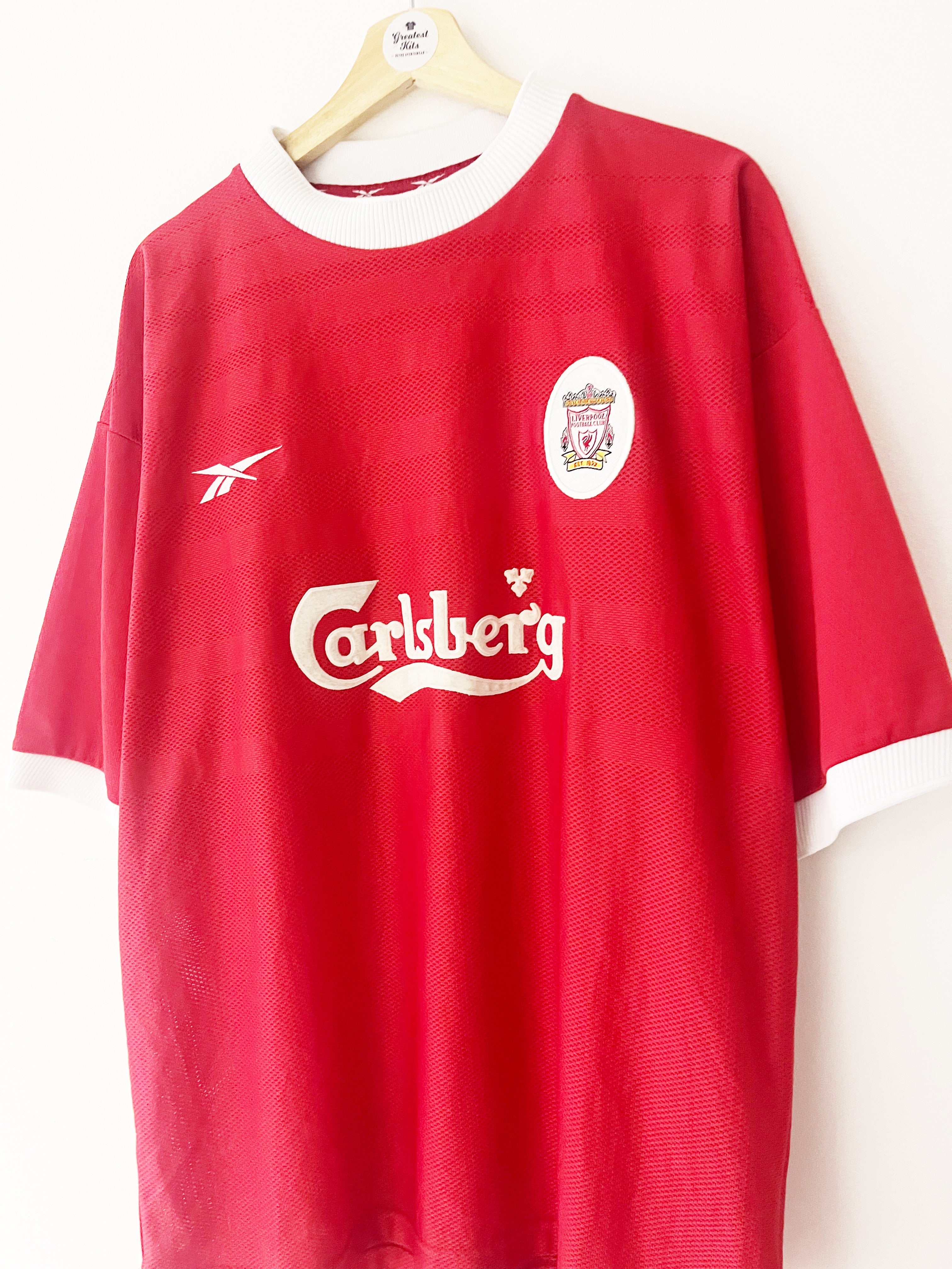 1998/00 Liverpool Home Shirt (XL) 9/10