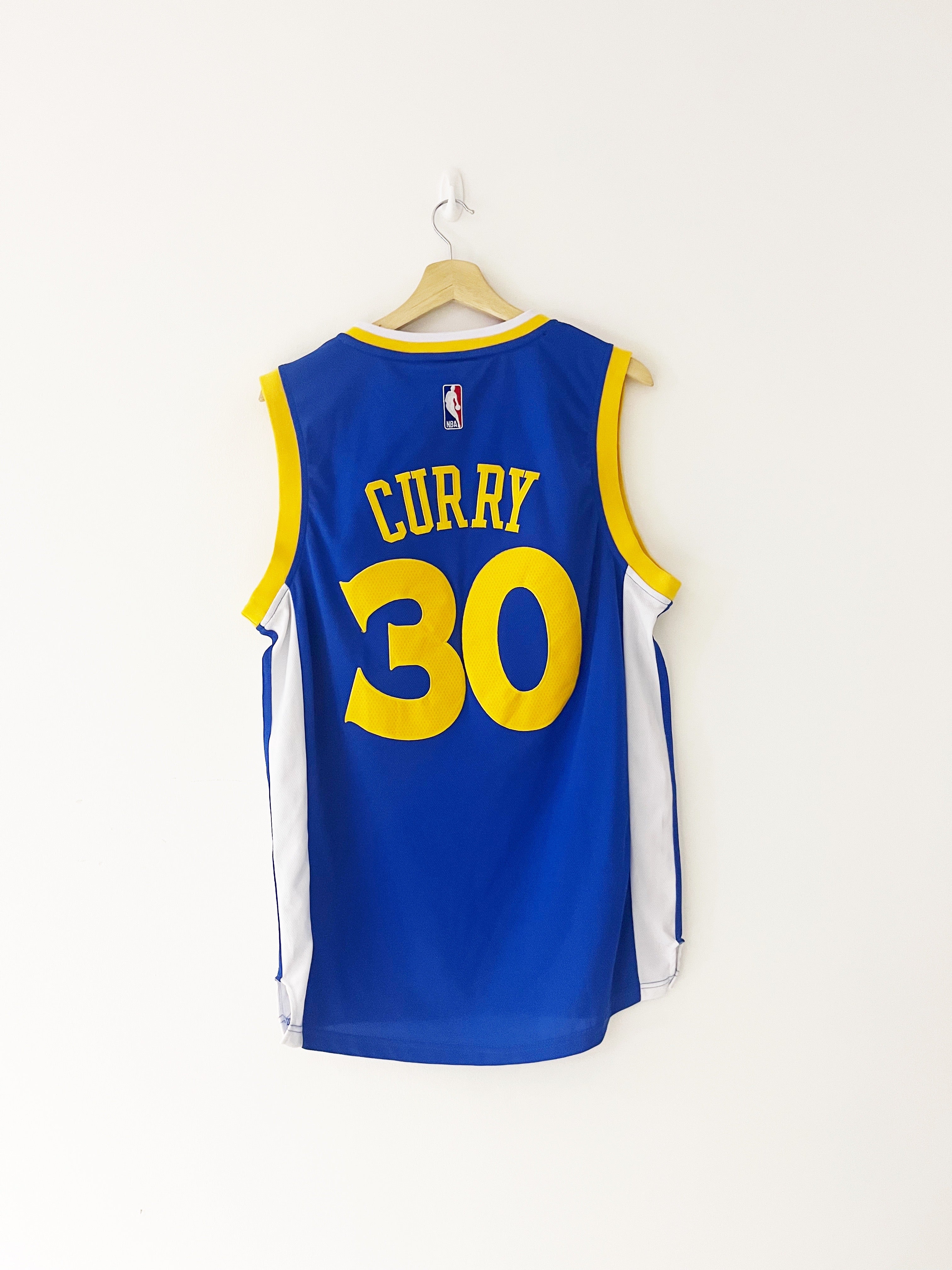 2014/17 Golden State Warriors Adidas Road Jersey Curry #30 (M) 9/10