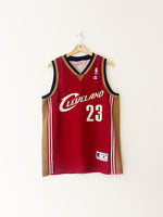 2003-10 Cleveland Cavaliers Champion Home Jersey James #23 (M) 8/10