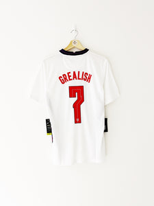 2020/21 England Home Shirt Grealish #7 (M) BNWT