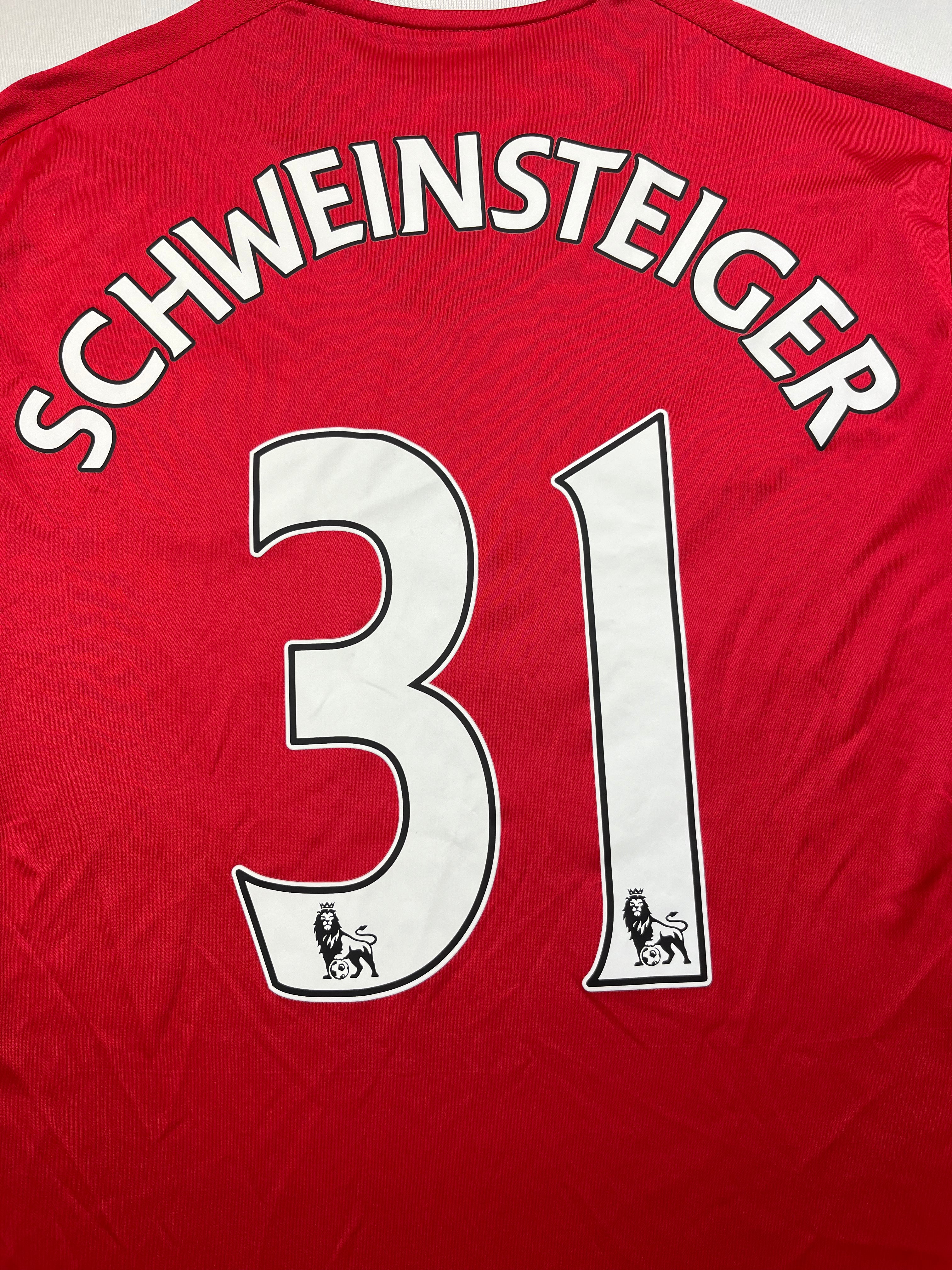 2015/16 Manchester United Home Shirt Schweinsteiger #31 (L) 9/10