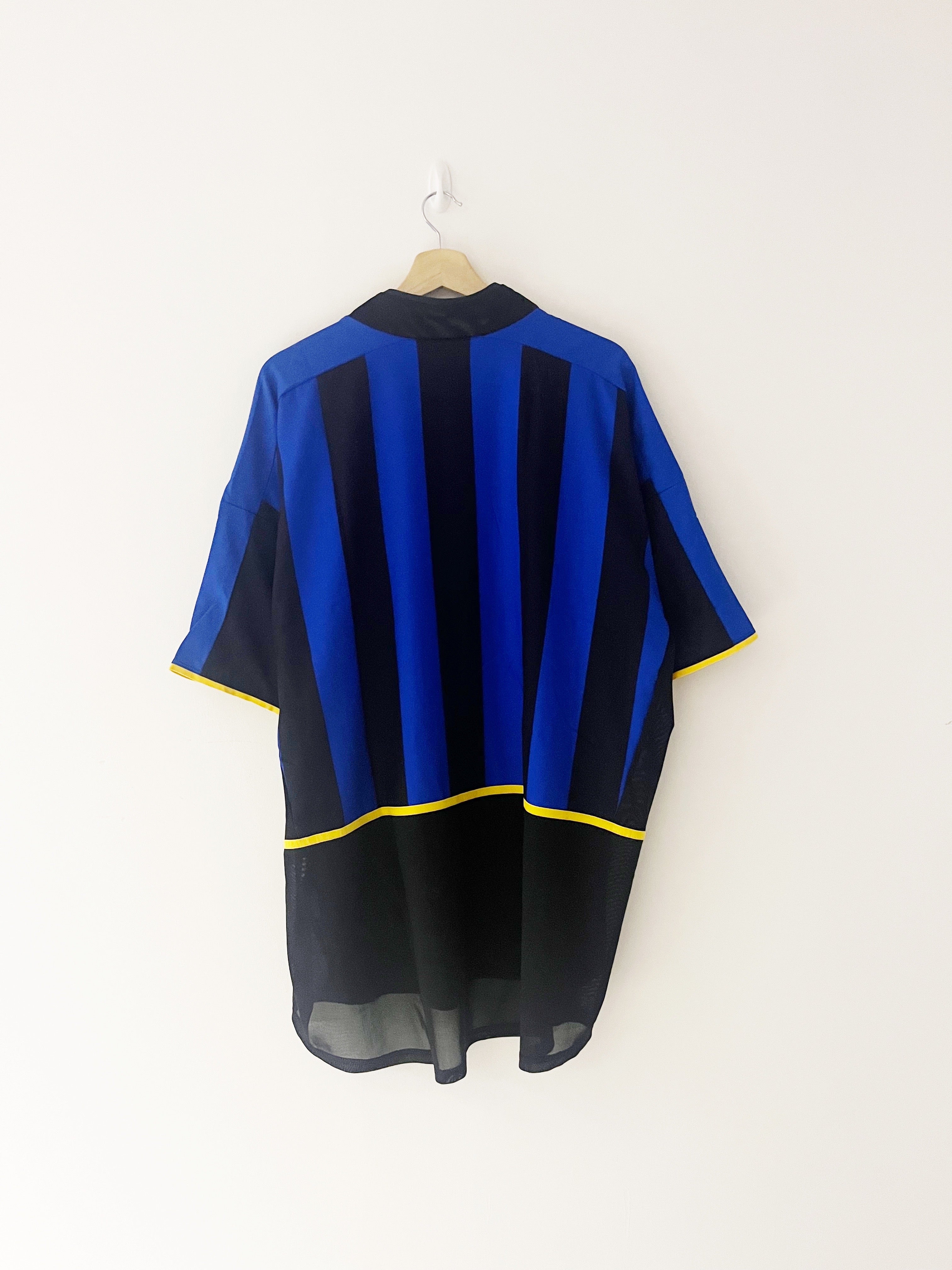Camiseta de local del Inter de Milán 2002/03 (XXL) BNWT