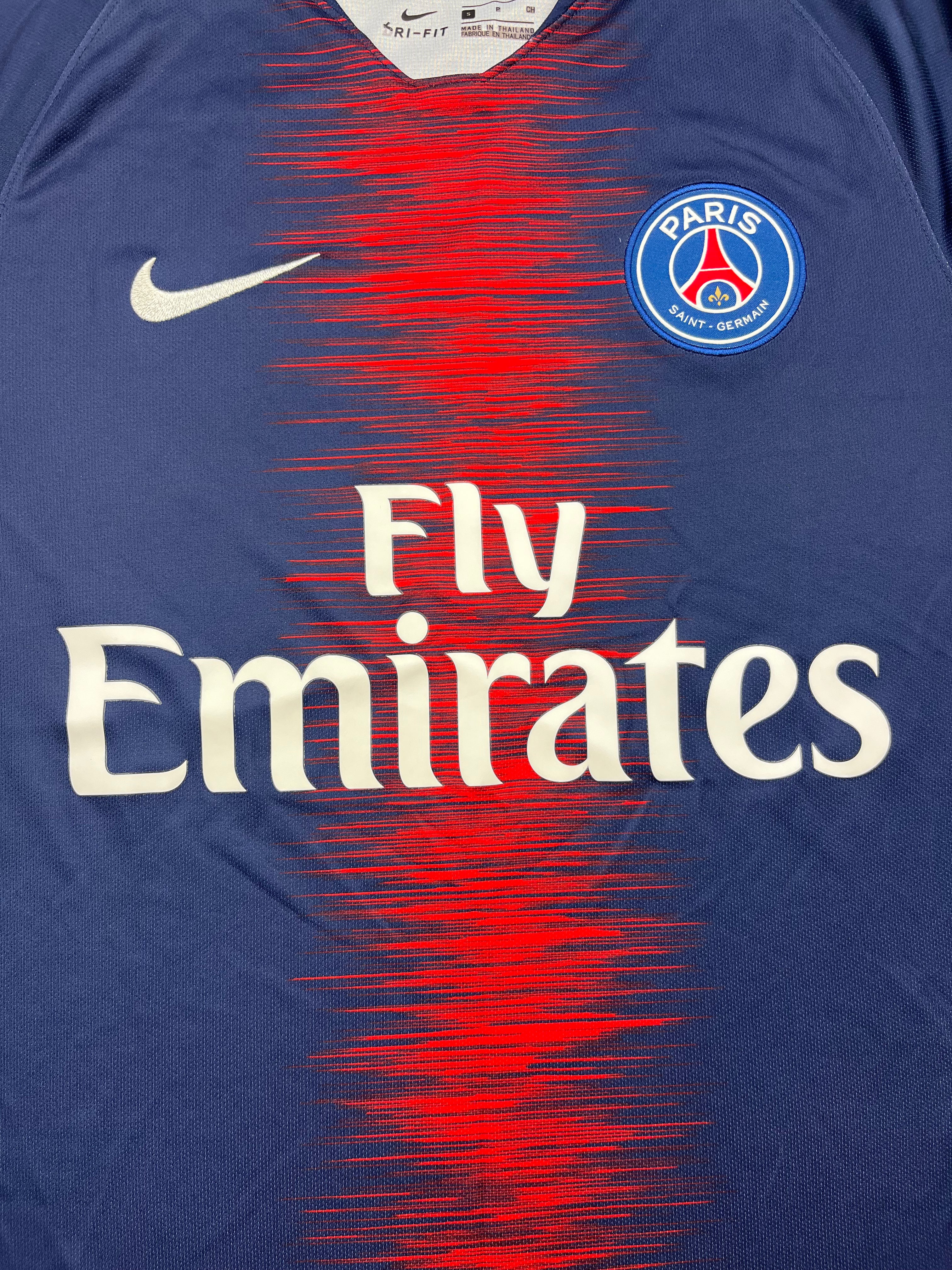 2018 19 Paris Saint Germain Home Shirt S 9 10 Greatest Kits