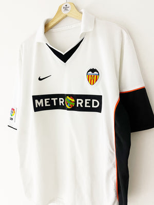 2001/02 Valencia Home Shirt (L) 9/10