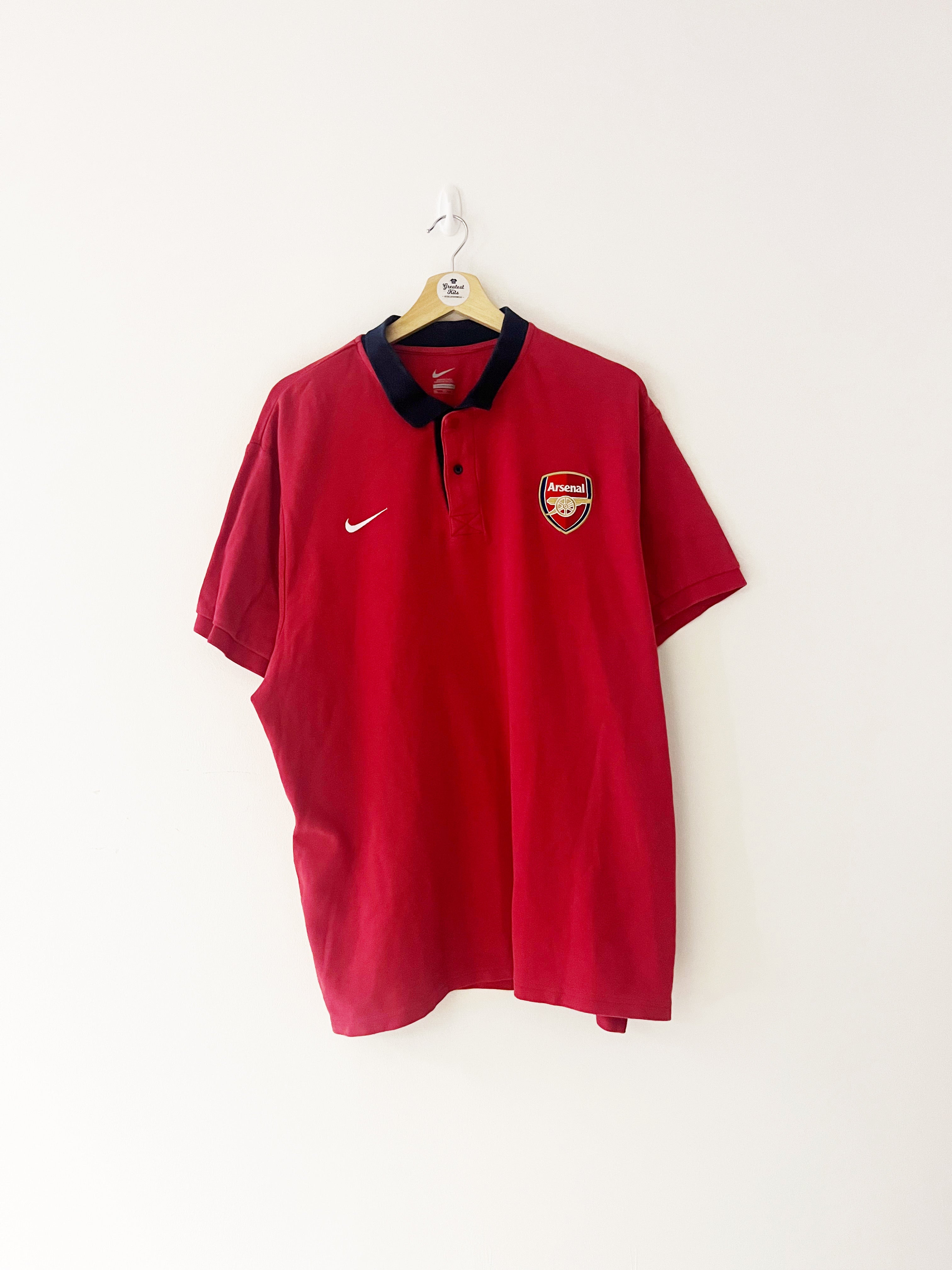 2010 11 Arsenal Polo Shirt XXL 8.5 10 Greatest Kits