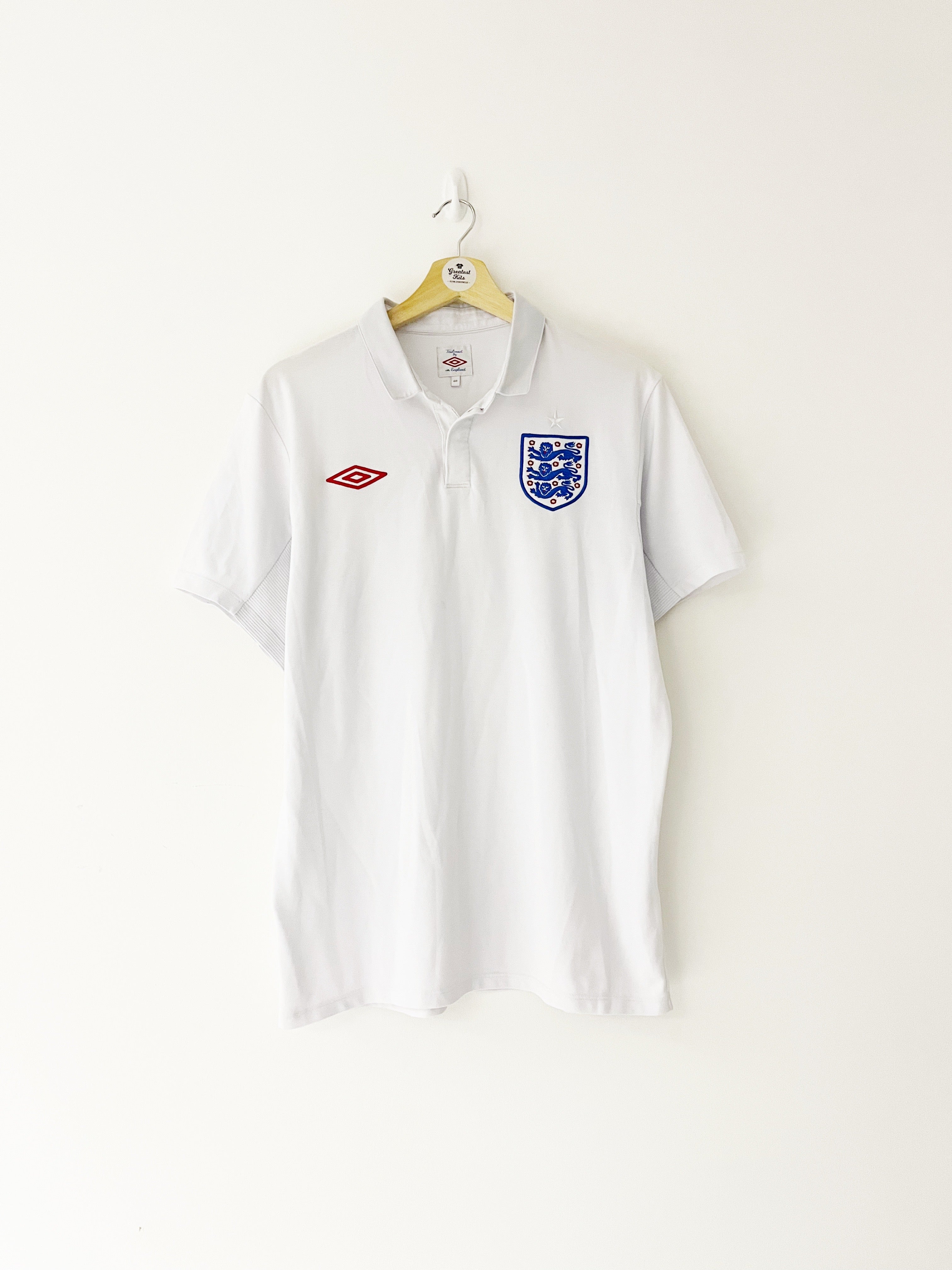 2010/11 England Home Shirt (L) 9/10