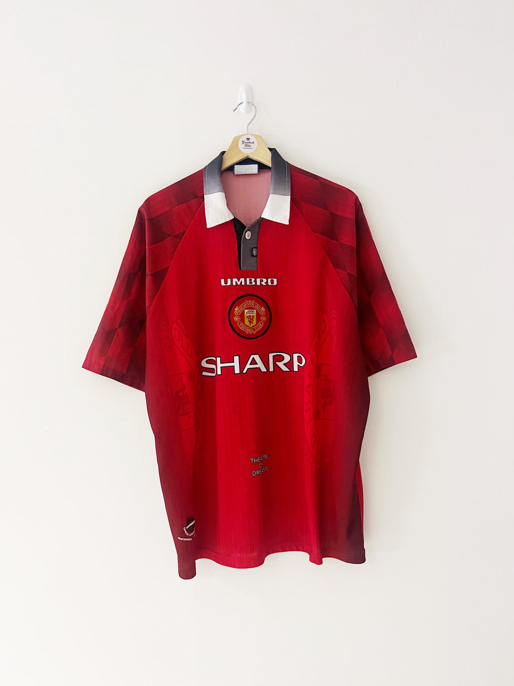 1996/98 Manchester United Home Shirt (XXL) 8.5/10