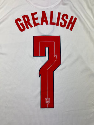 2020/21 England Home Shirt Grealish #7 (M) BNWT