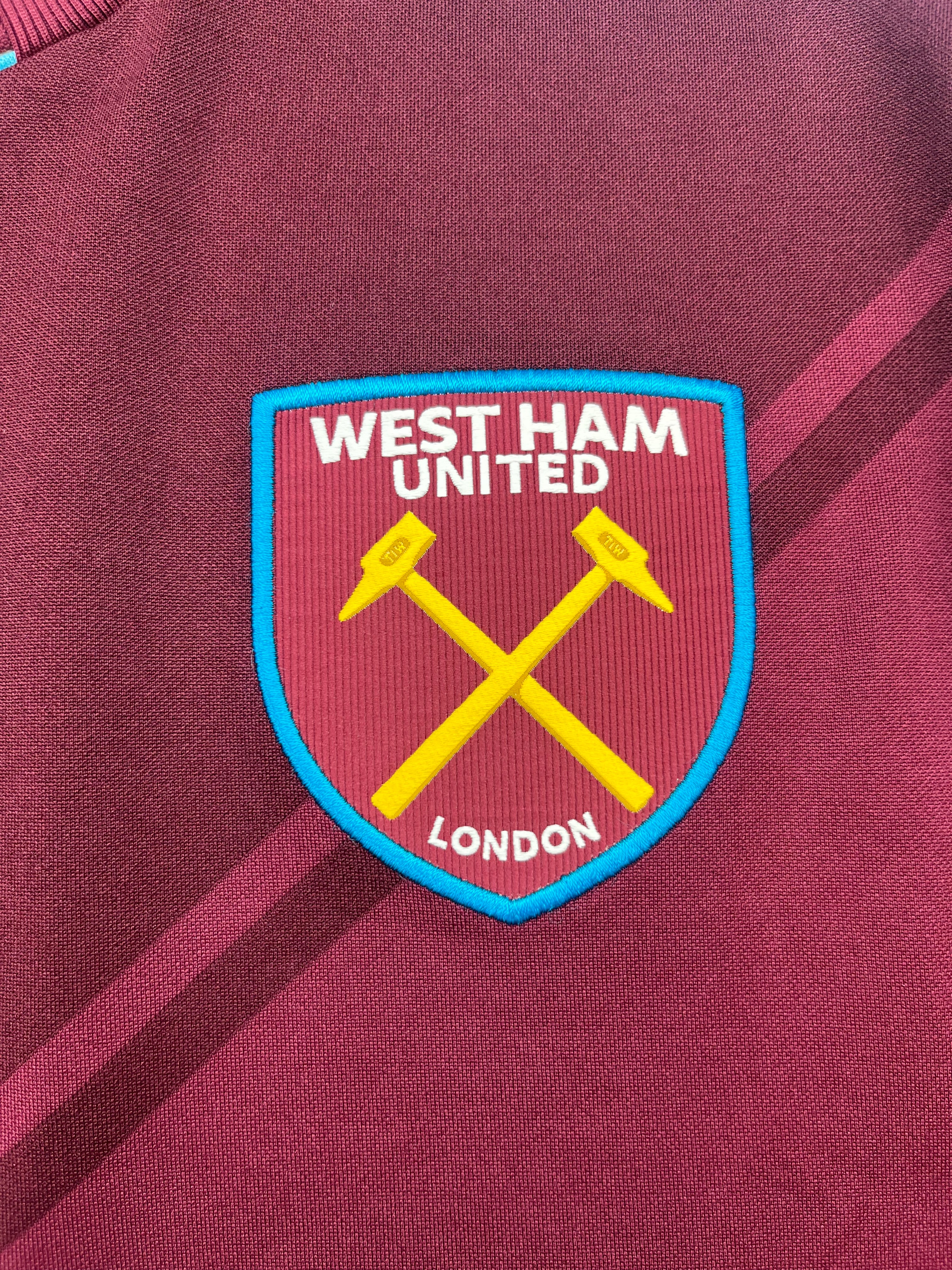 2017/18 West Ham Home Shirt (XL) 9/10