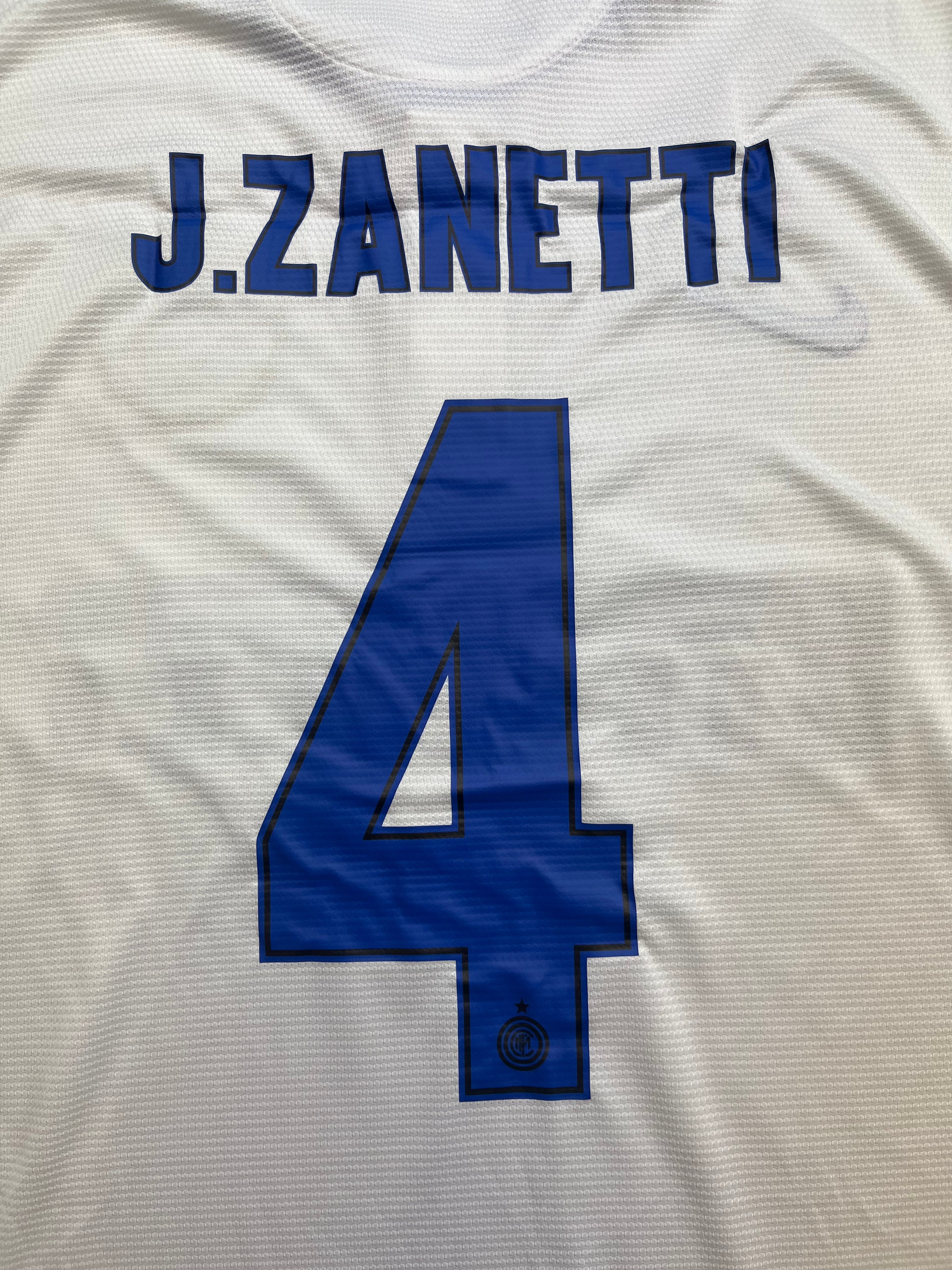 2013/14 Inter Milan Away Shirt J.Zanetti #4 (M) 9/10